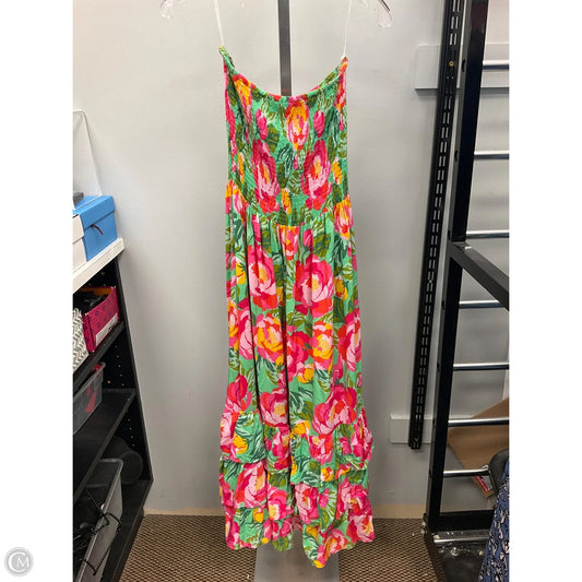 Dress Casual Maxi By Abel The Label In Floral Print, Size: L