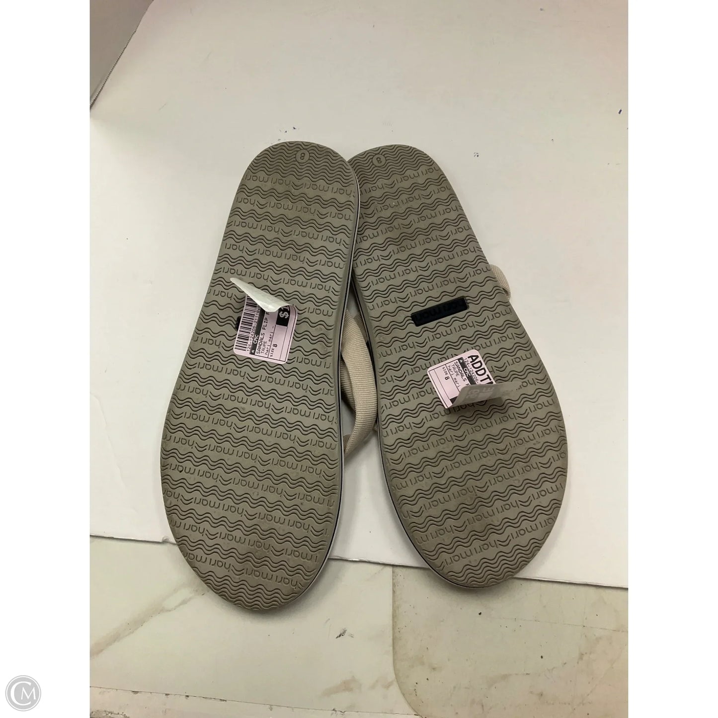 Sandals Flip Flops By Cmc In Taupe, Size: 8