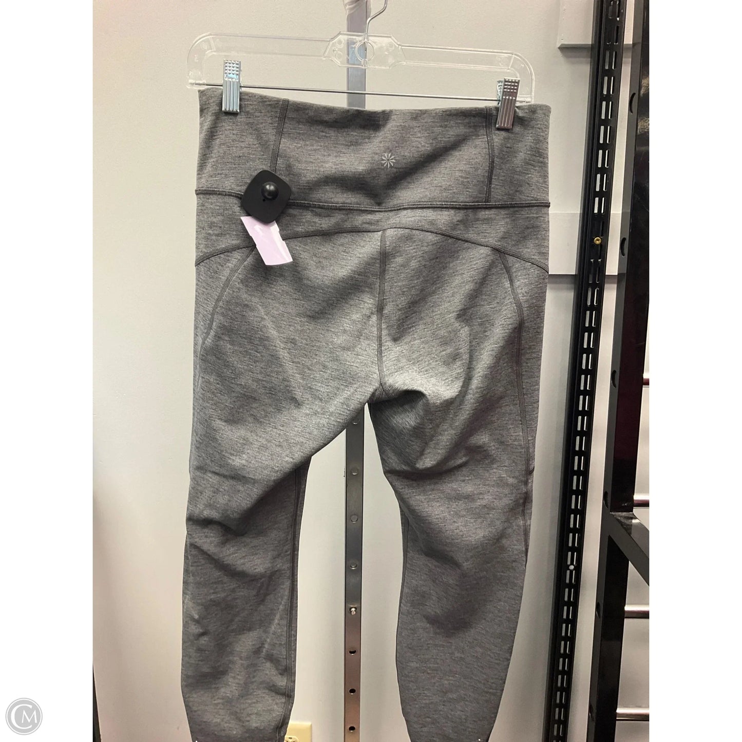 Athletic Leggings By Athleta In Grey, Size: M