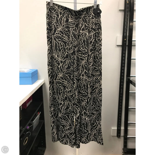 Pants Wide Leg By Philosophy In Black & Cream, Size: S