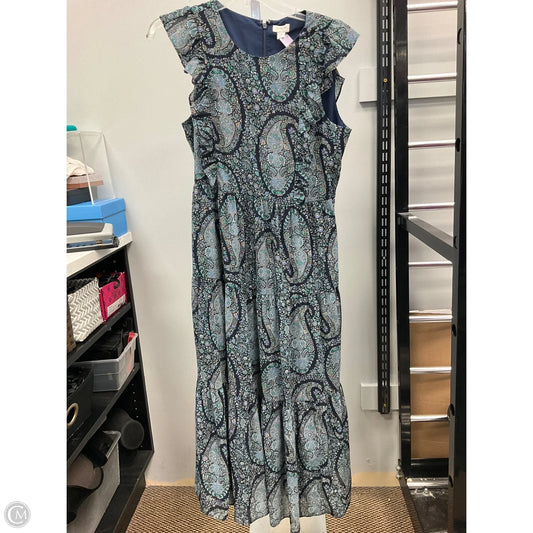 Dress Casual Midi By J. Crew In Paisley Print, Size: 8