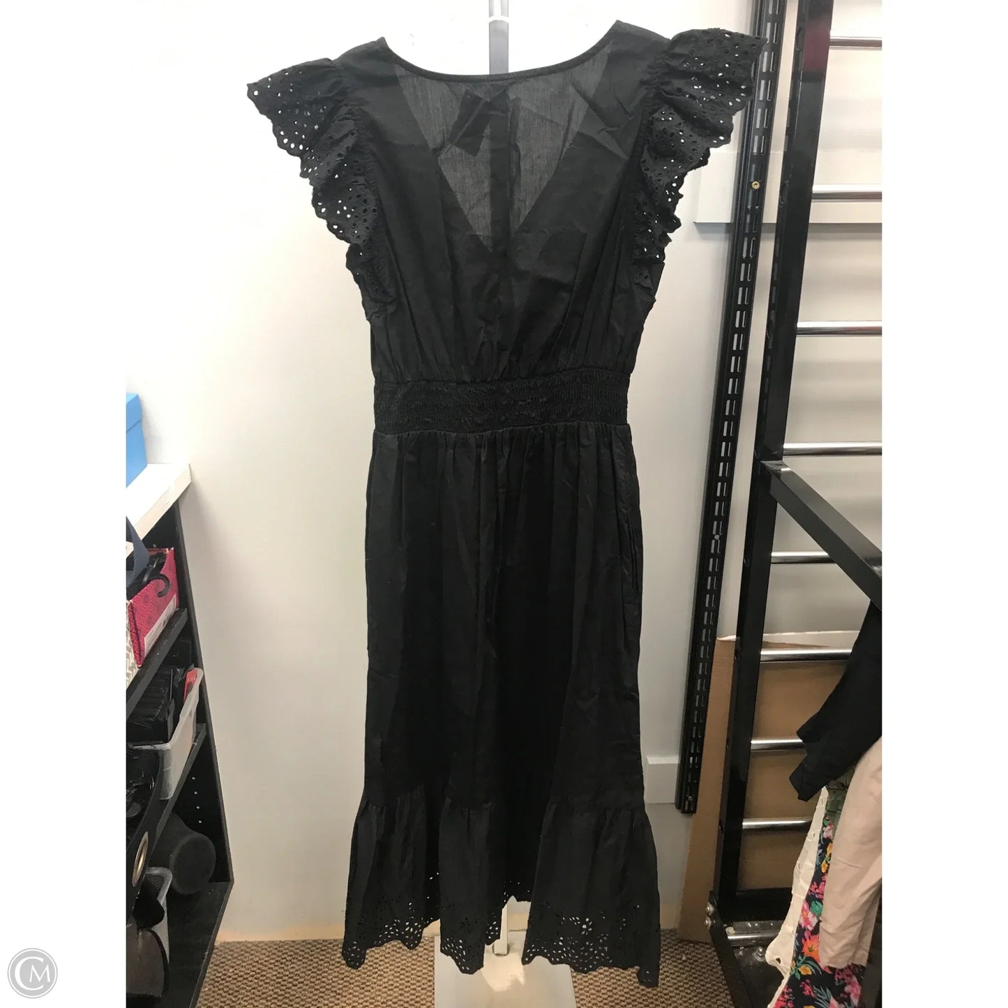 Dress Casual Midi By Gap In Black, Size: S