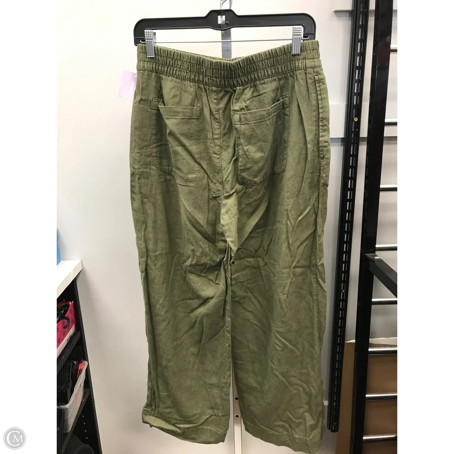Pants Wide Leg By Old Navy In Green, Size: M