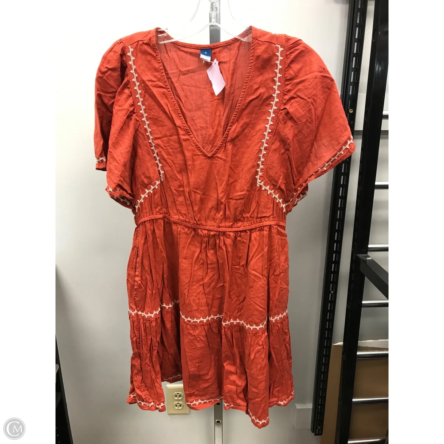 Dress Casual Short By Old Navy In Orange, Size: M