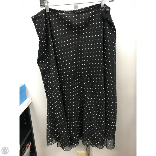 Skirt Midi By Dressbarn In Polkadot Pattern, Size: Xl