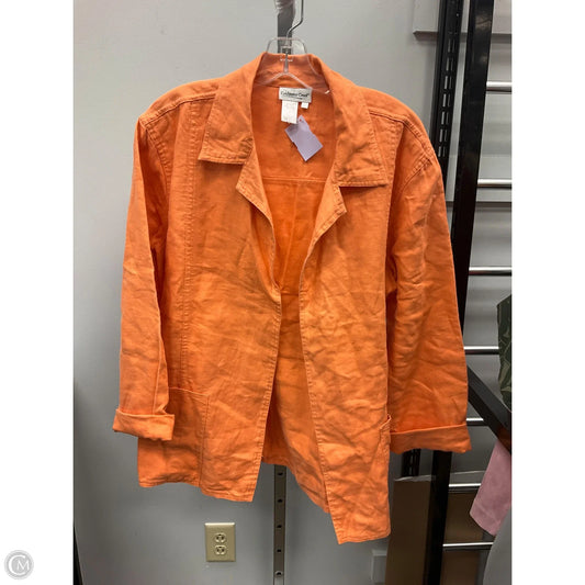 Jacket Other By Coldwater Creek In Orange, Size: L