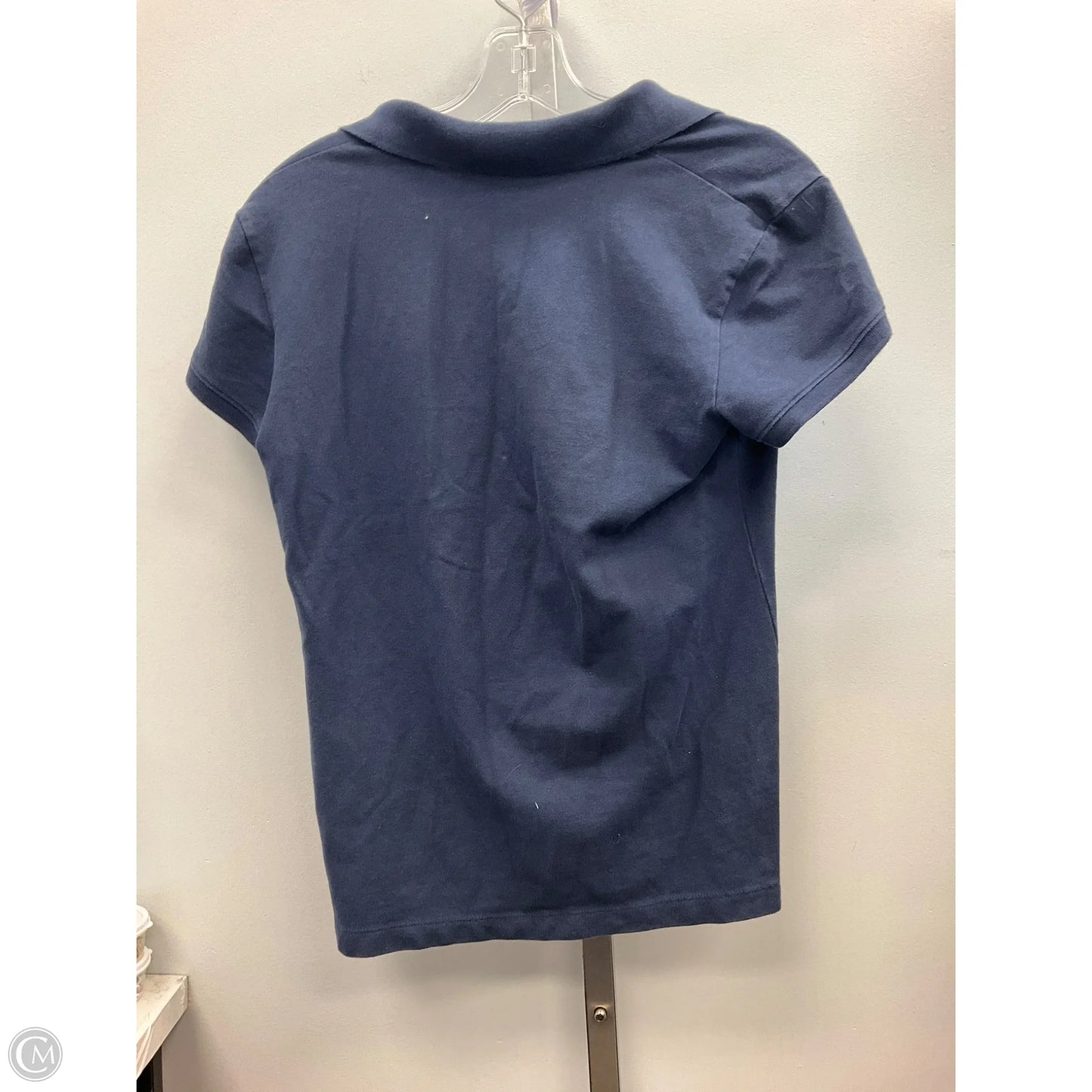 Top Short Sleeve By Nautica In Navy, Size: M
