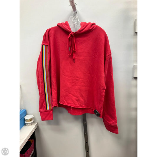 Sweatshirt Hoodie By Evereve In Red, Size: M
