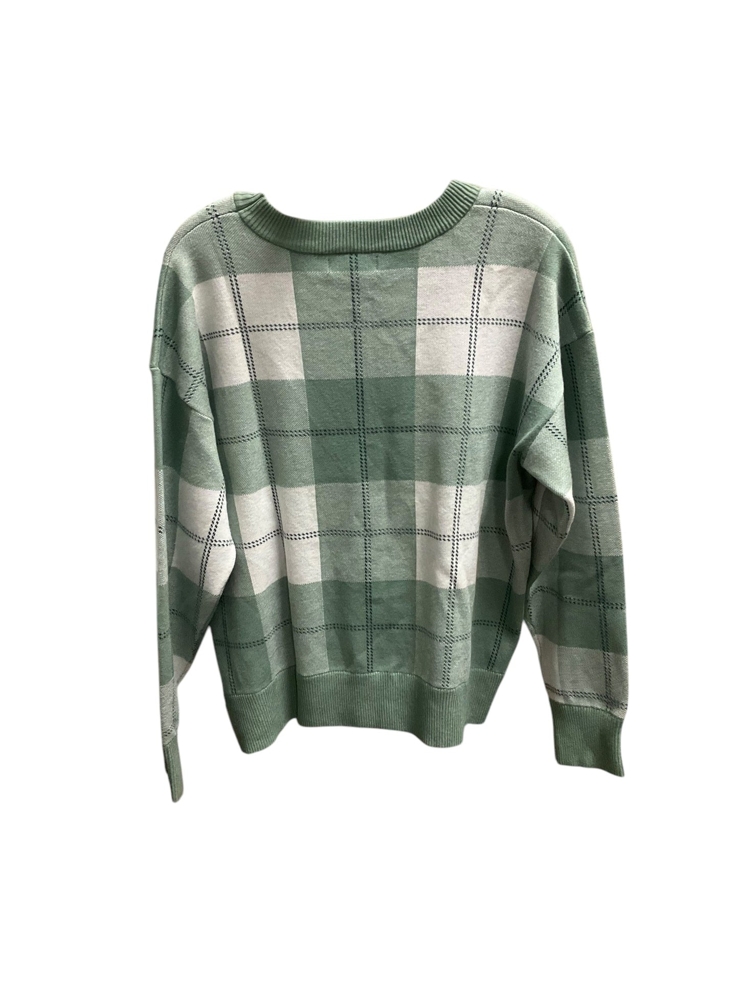 Sweater By Rachel Zoe In Plaid Pattern, Size: Xl