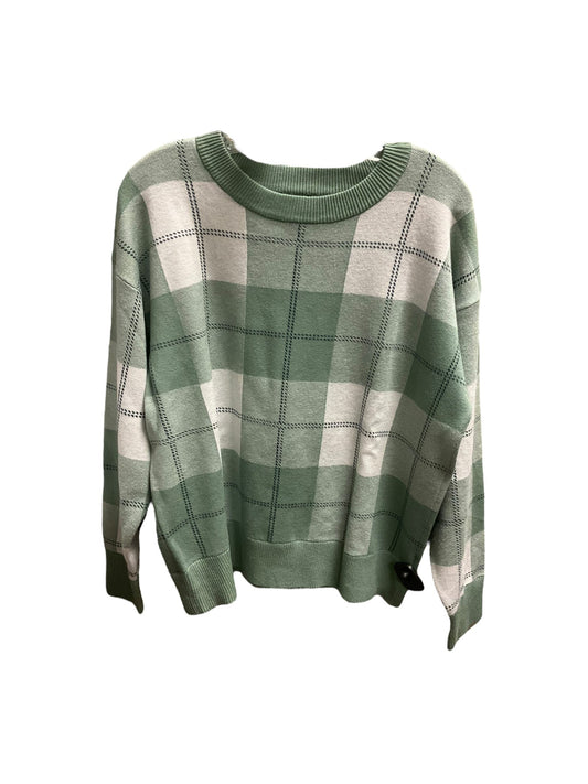 Sweater By Rachel Zoe In Plaid Pattern, Size: Xl