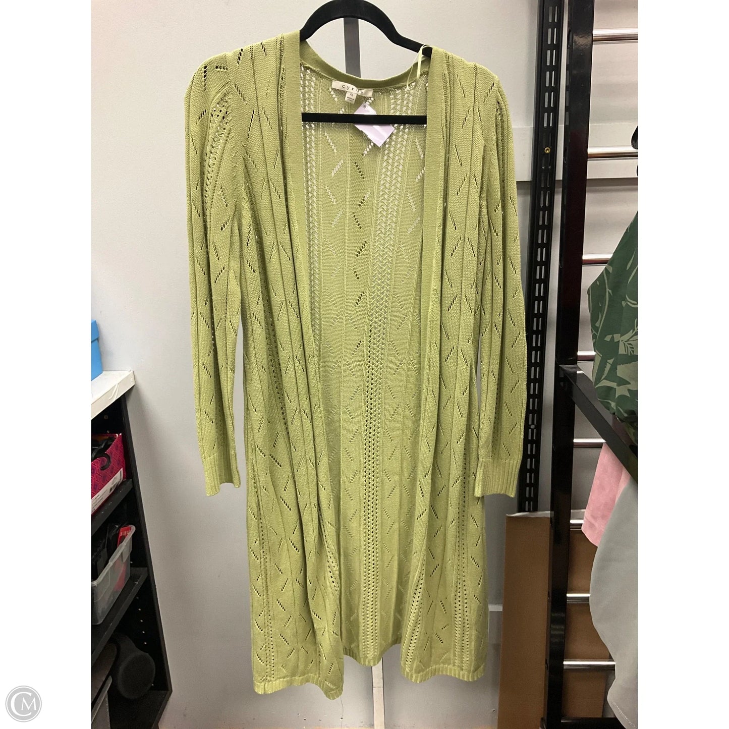 Cardigan By Cyrus In Green, Size: Xl