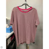 Top Sleeveless Basic By Lands End In Striped Pattern, Size: 3x
