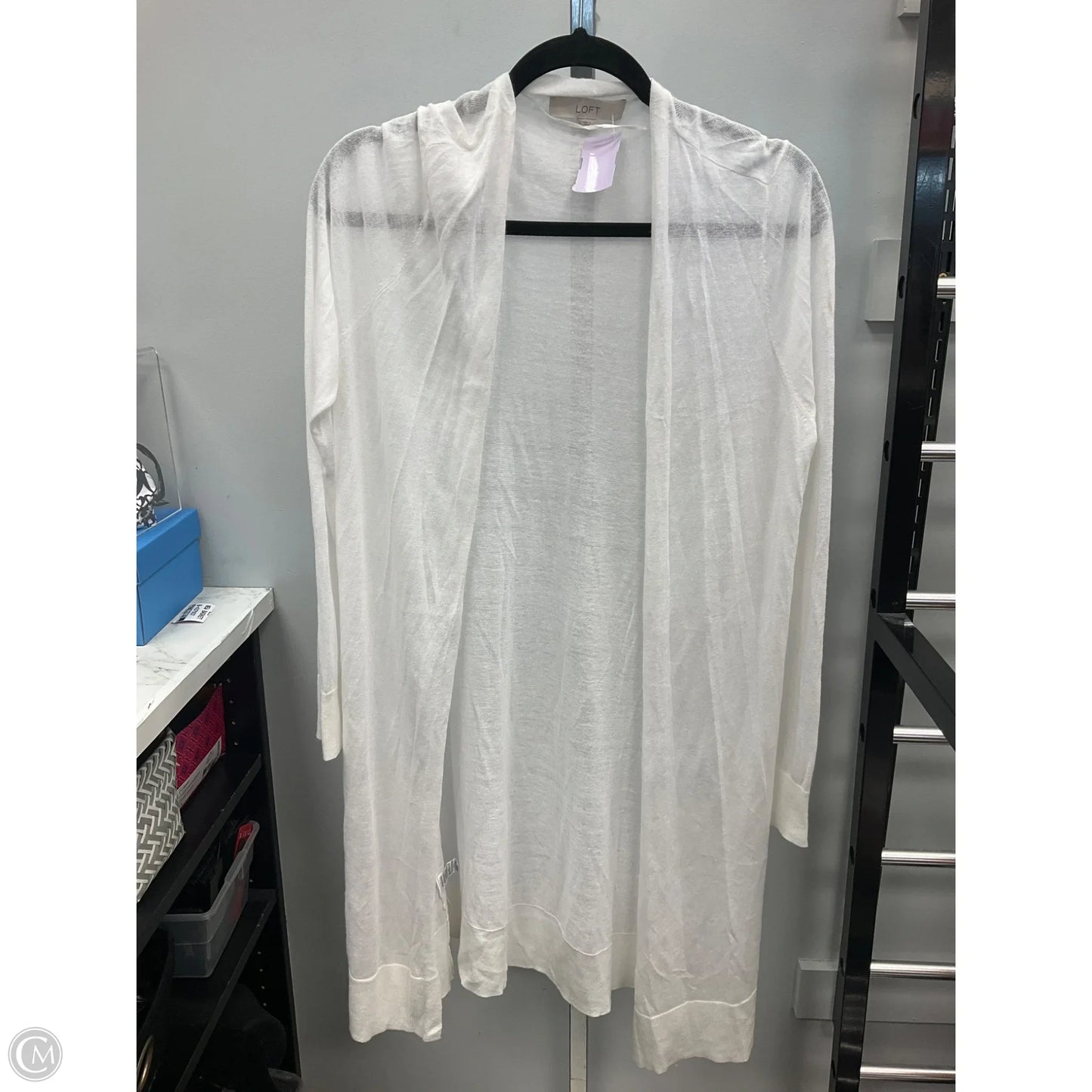 Cardigan By Loft In White, Size: L