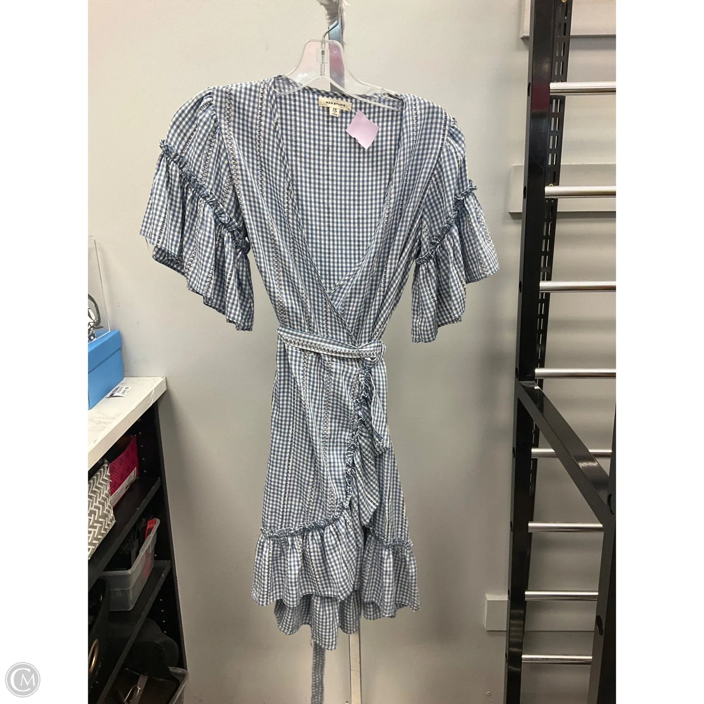 Dress Casual Short By Max Studio In Checkered Pattern, Size: Xs
