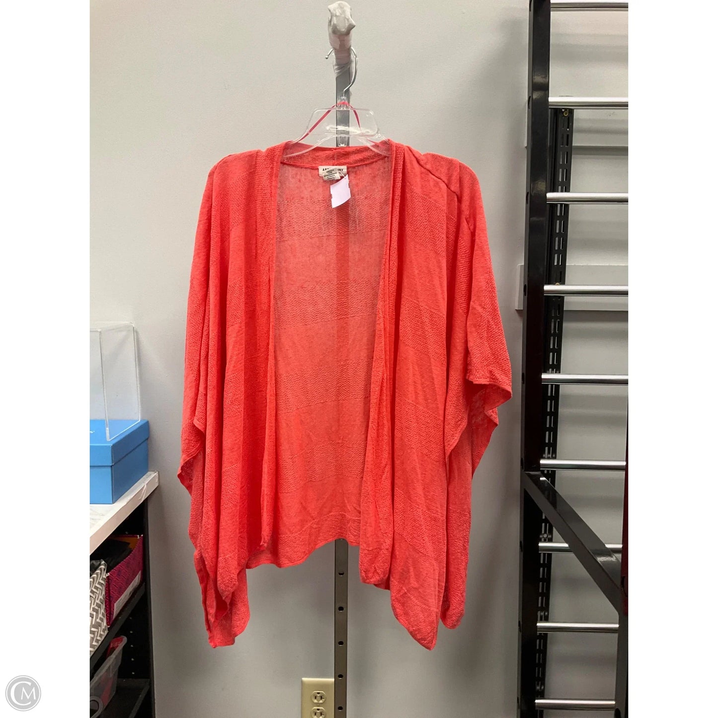 Cardigan By Artisan Ny In Coral, Size: Osfm