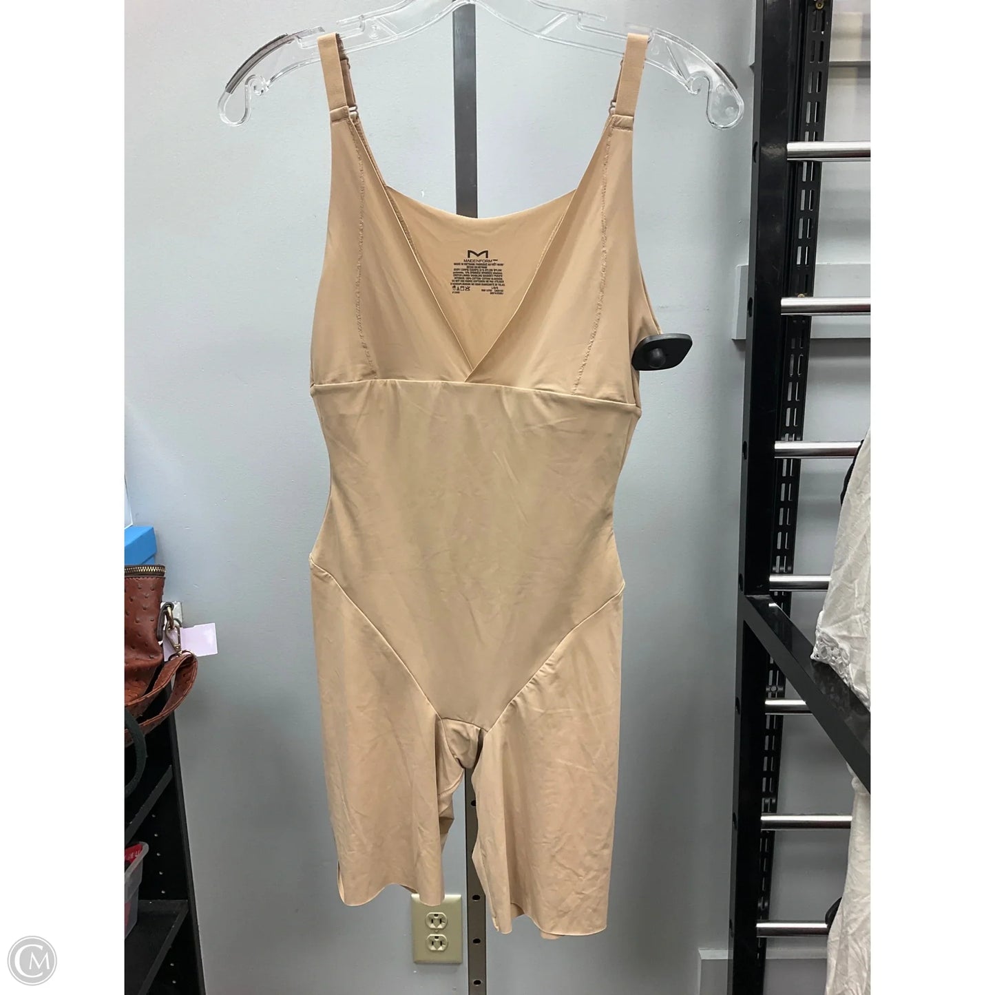 Bodysuit By Clothes Mentor In Tan, Size: L