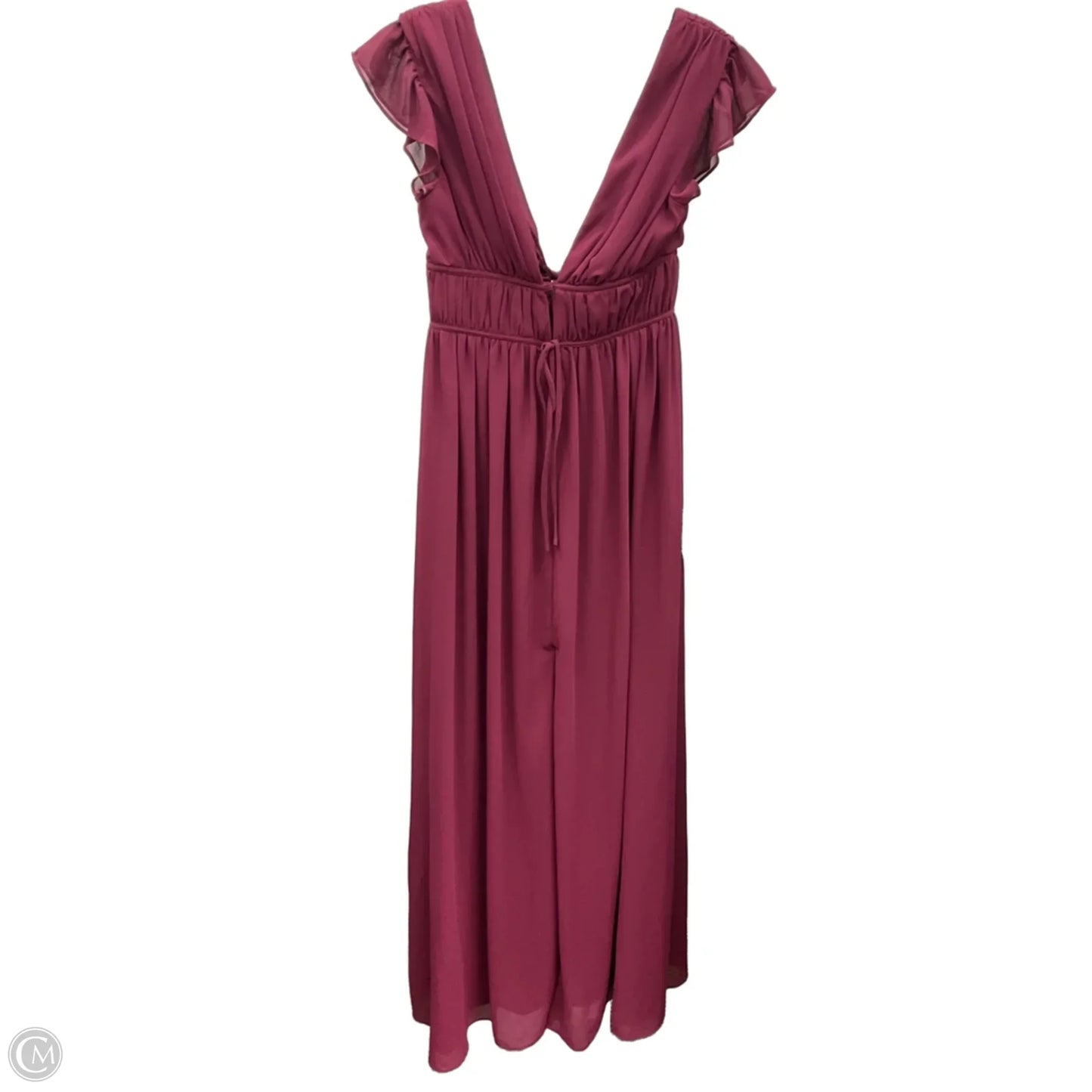 Dress Party Long By Lulus In Maroon, Size: S