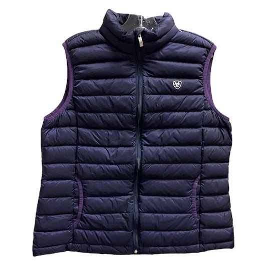 Vest Puffer & Quilted By Ariat In Purple, Size: L