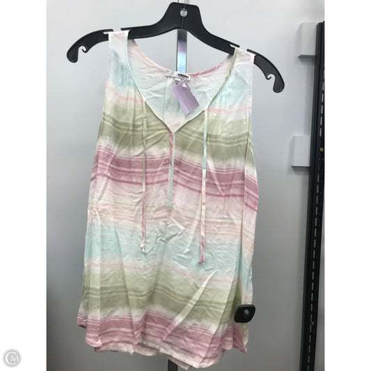 Top Sleeveless By Sonoma In Multi-colored, Size: M