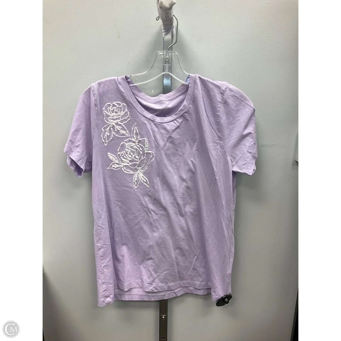 Top Short Sleeve By J. Crew In Purple, Size: M