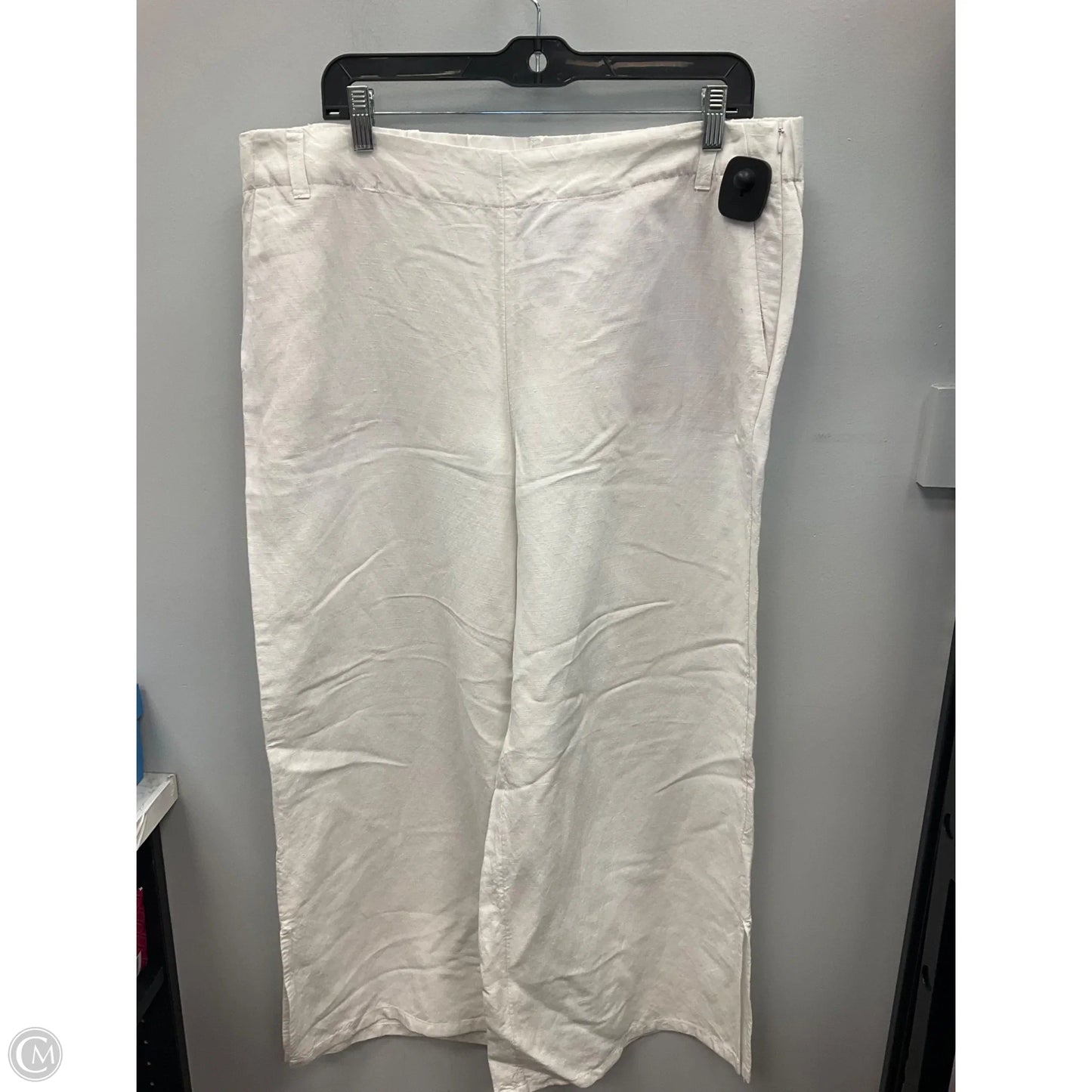 Pants Wide Leg By J. Jill In Cream, Size: L