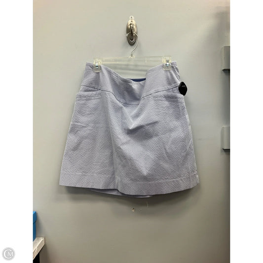 Athletic Skort By Sc & Co In Striped Pattern, Size: Xl