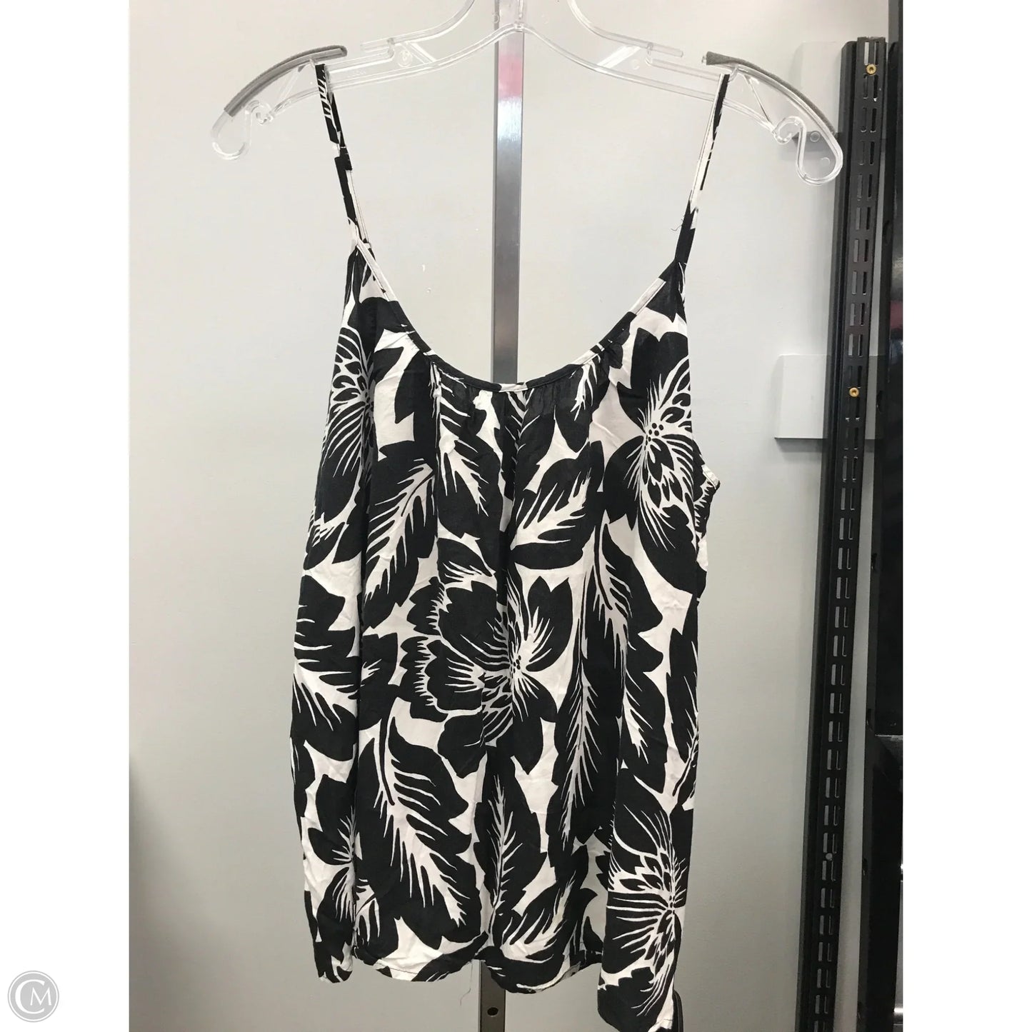 Top Sleeveless By Gap In Black & White, Size: M