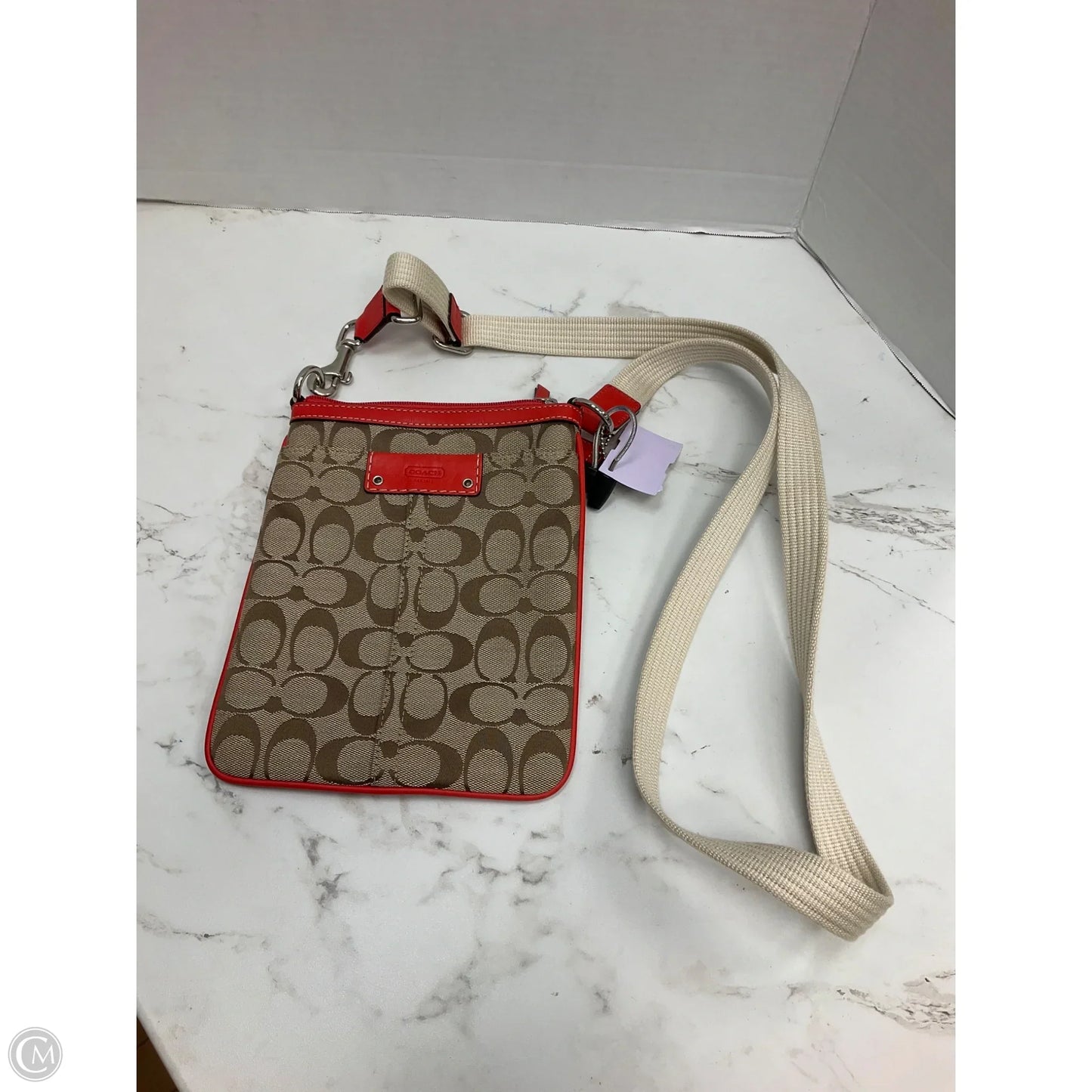 Crossbody Designer By Coach, Size: Medium