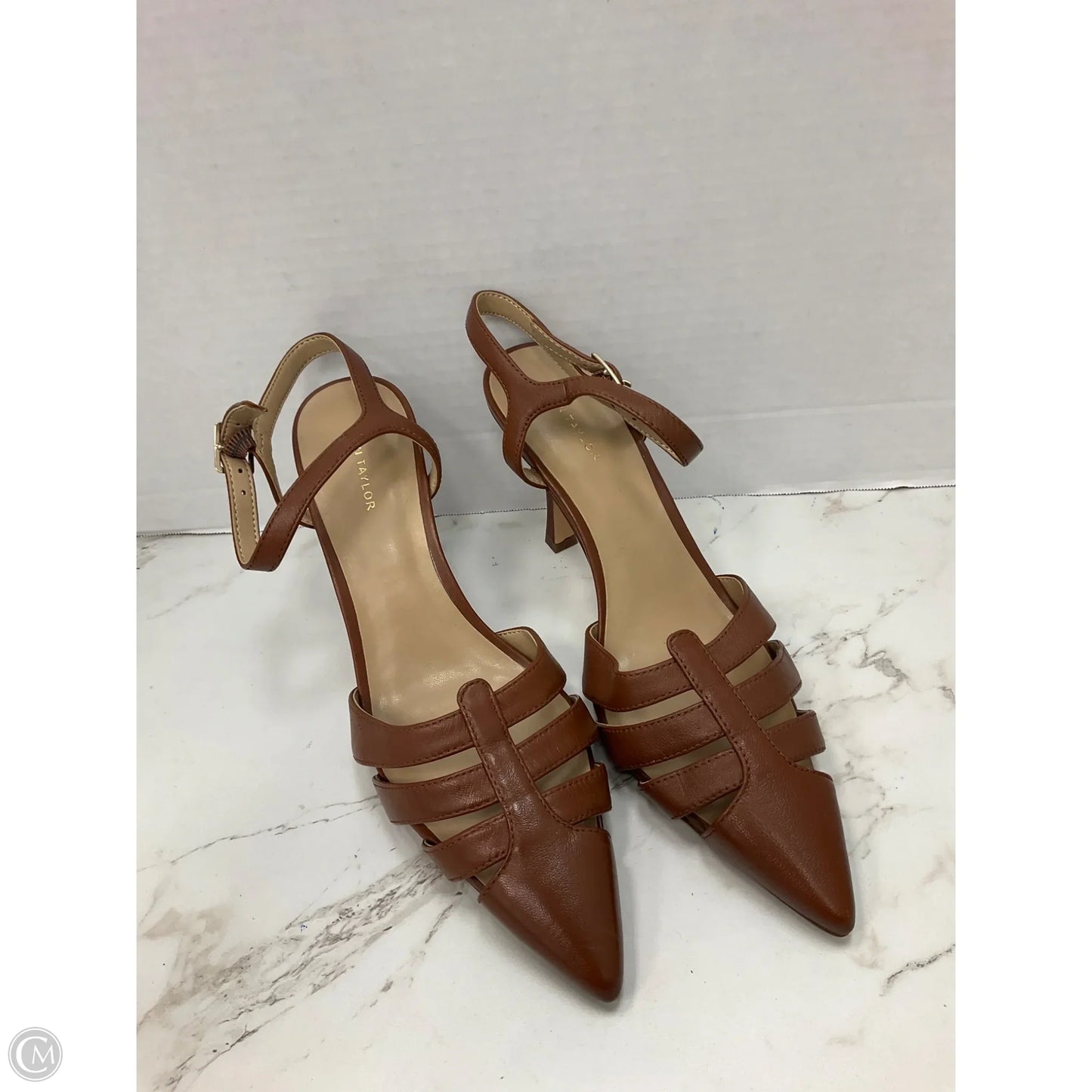 Shoes Heels Stiletto By Ann Taylor In Brown, Size: 7