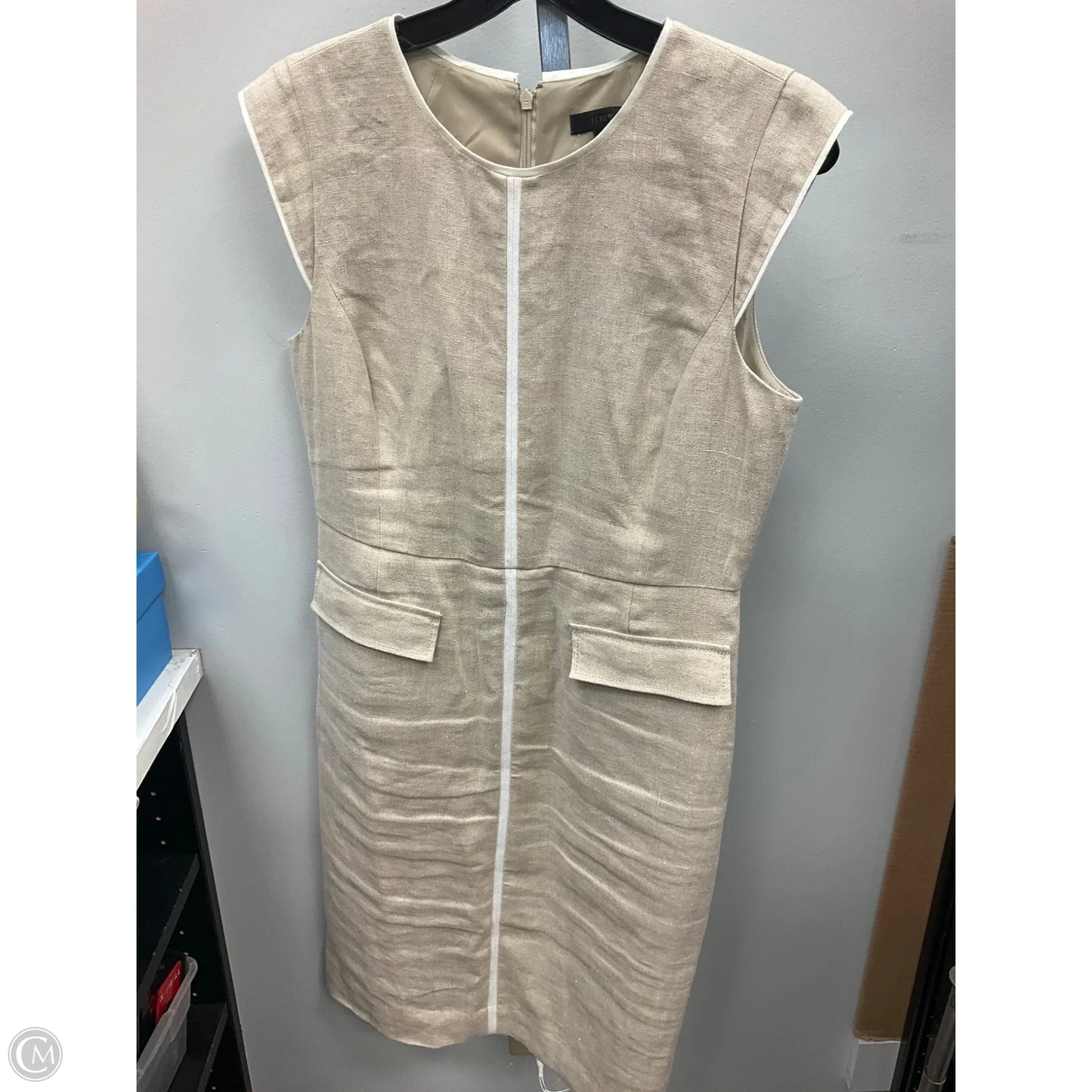Dress Work By J. Crew In Cream, Size: 8