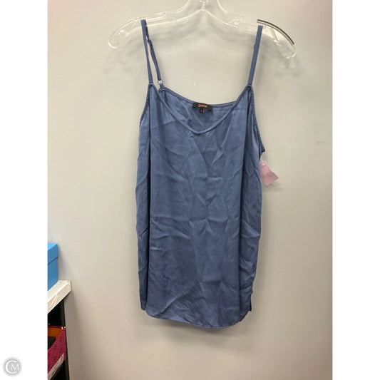 Top Sleeveless By Quince In Blue, Size: L