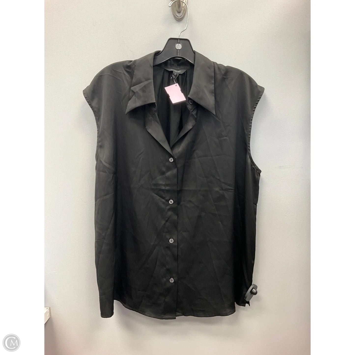 Top Sleeveless By Banana Republic In Black, Size: L