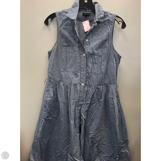 Dress Casual Midi By Who What Wear In Blue, Size: S