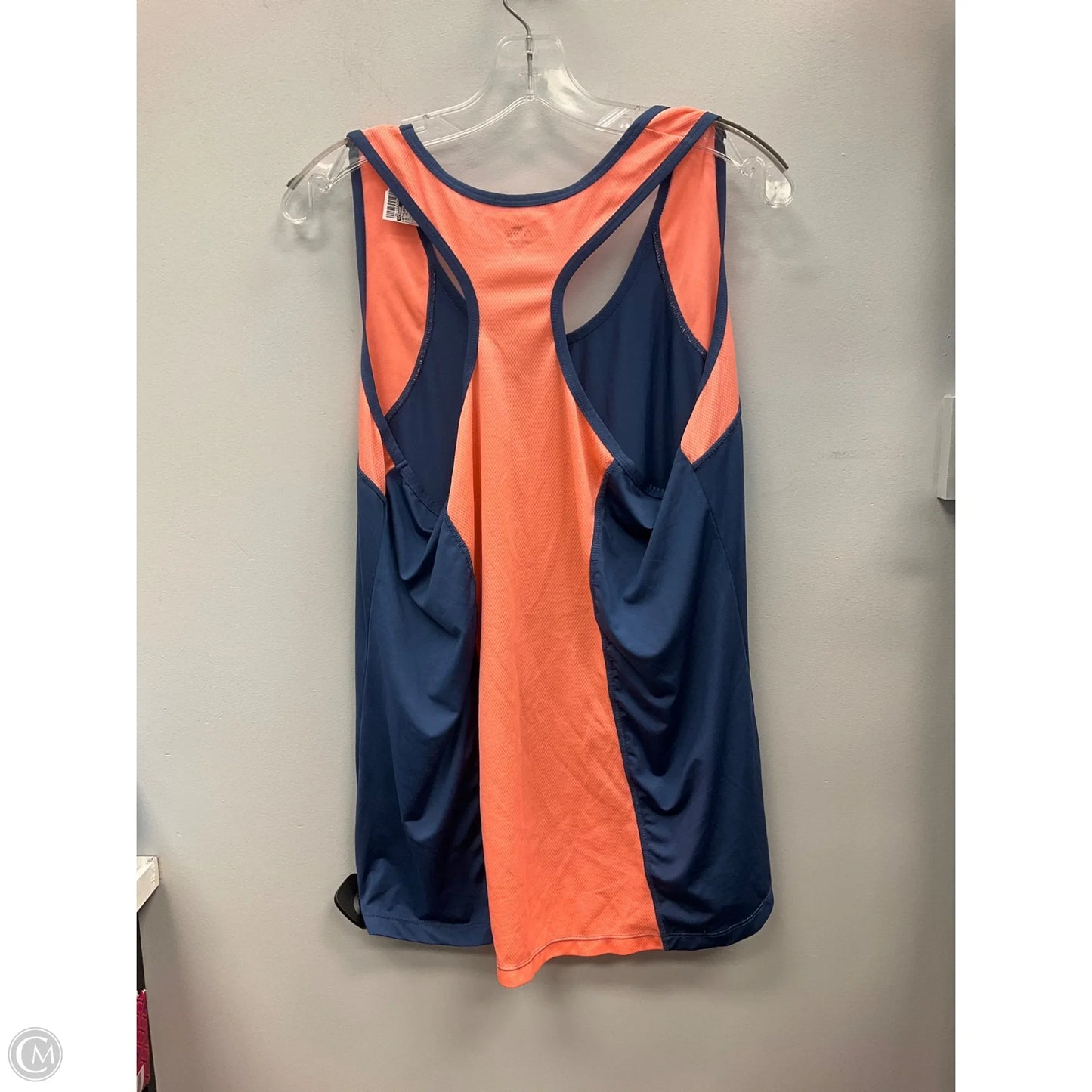 Athletic Tank Top By Crane In Blue & Pink, Size: Xl