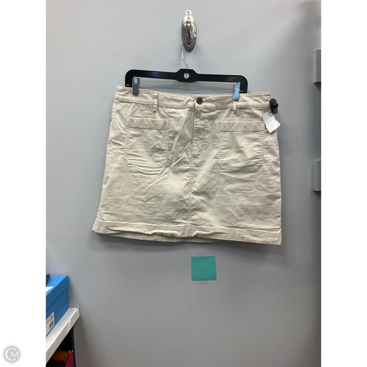 Skirt Mini & Short By J. Crew In Cream, Size: 14
