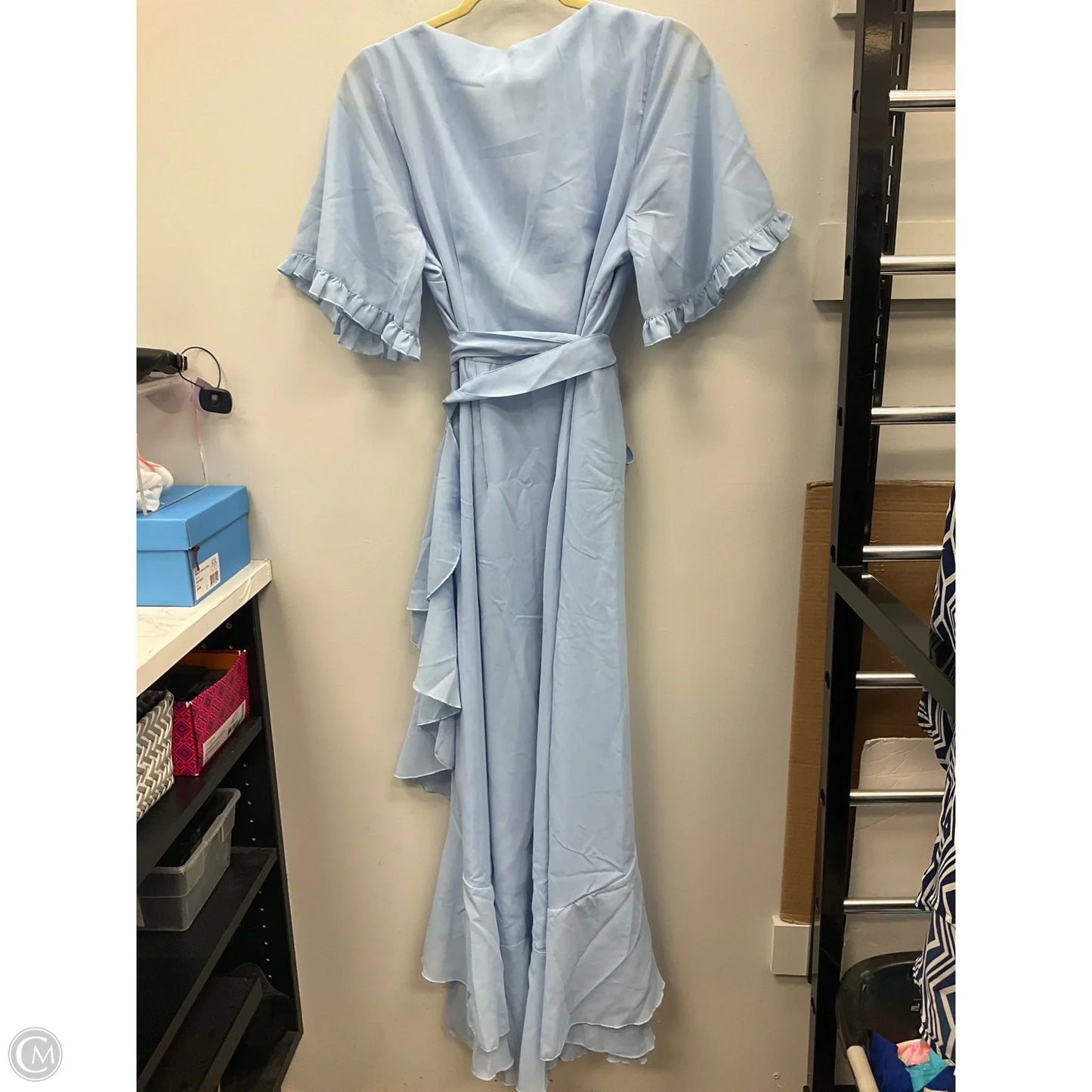 Dress Casual Maxi By Cmc In Blue, Size: 10