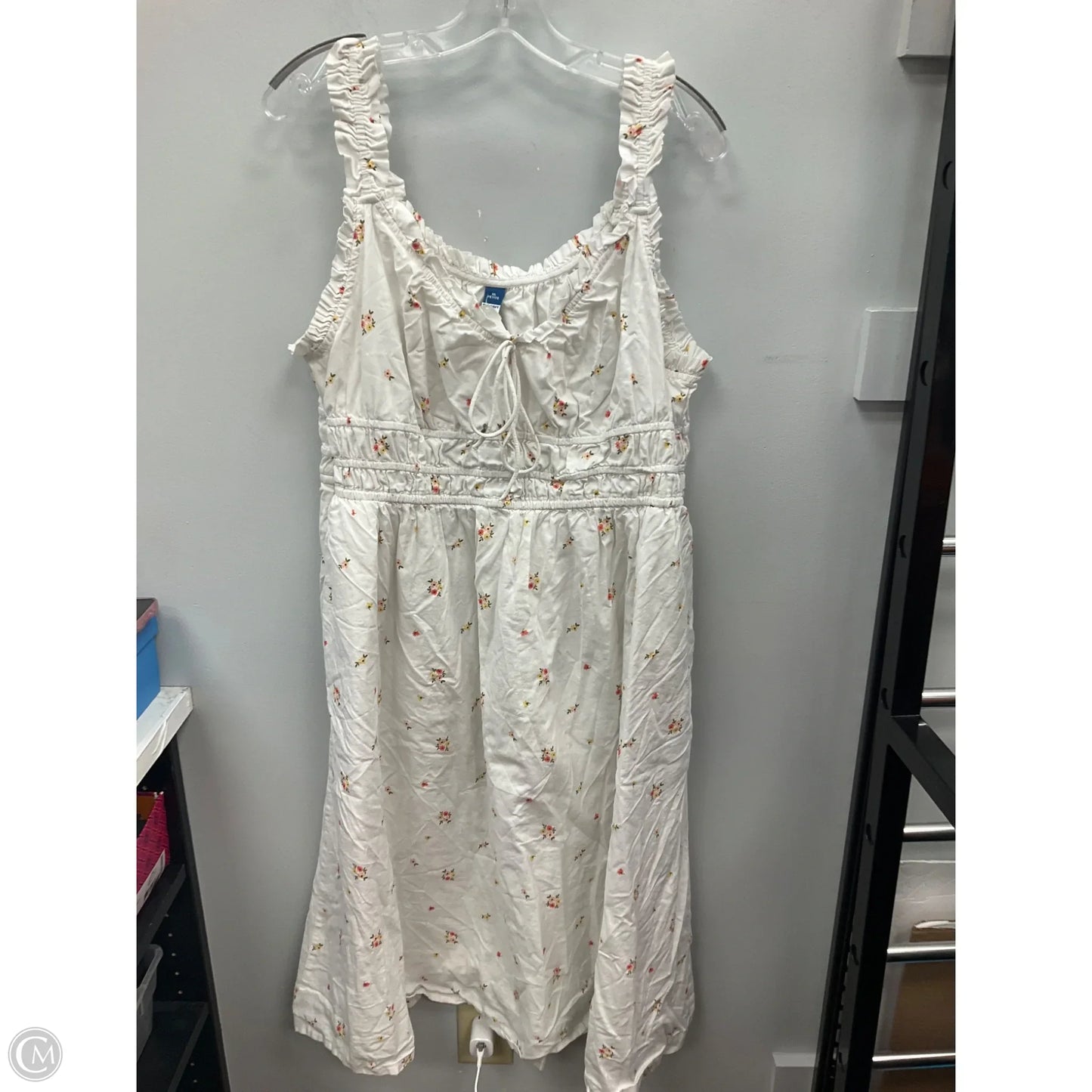 Dress Casual Midi By Old Navy In Floral Print, Size: Xlp