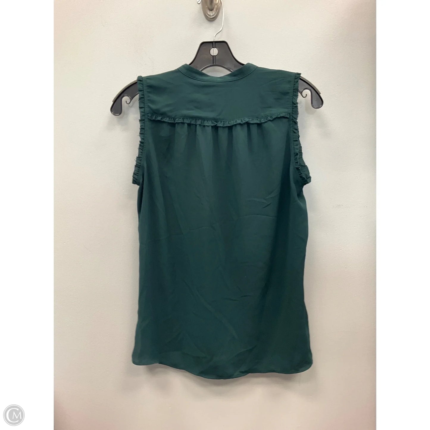 Top Sleeveless By Loft In Green, Size: Sp