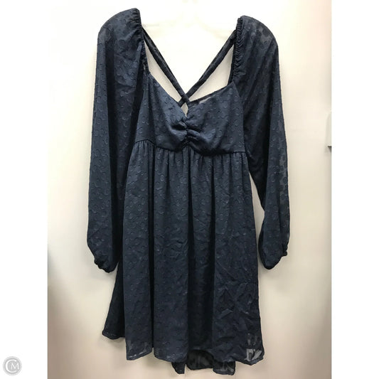 Dress Casual Short By Francesca’s In Navy, Size: M