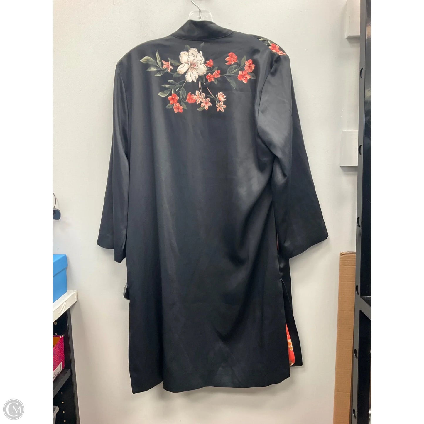 Cardigan By Chicos In Floral Print, Size: M