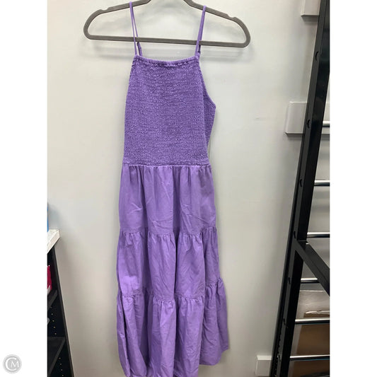 Dress Casual Midi By Universal Thread In Purple, Size: M