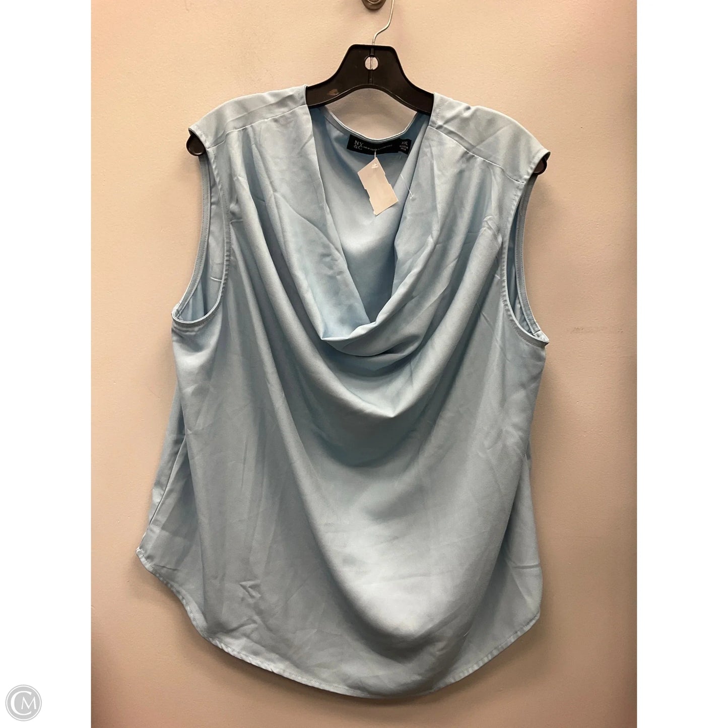 Top Sleeveless By New York And Co In Blue, Size: Xxl