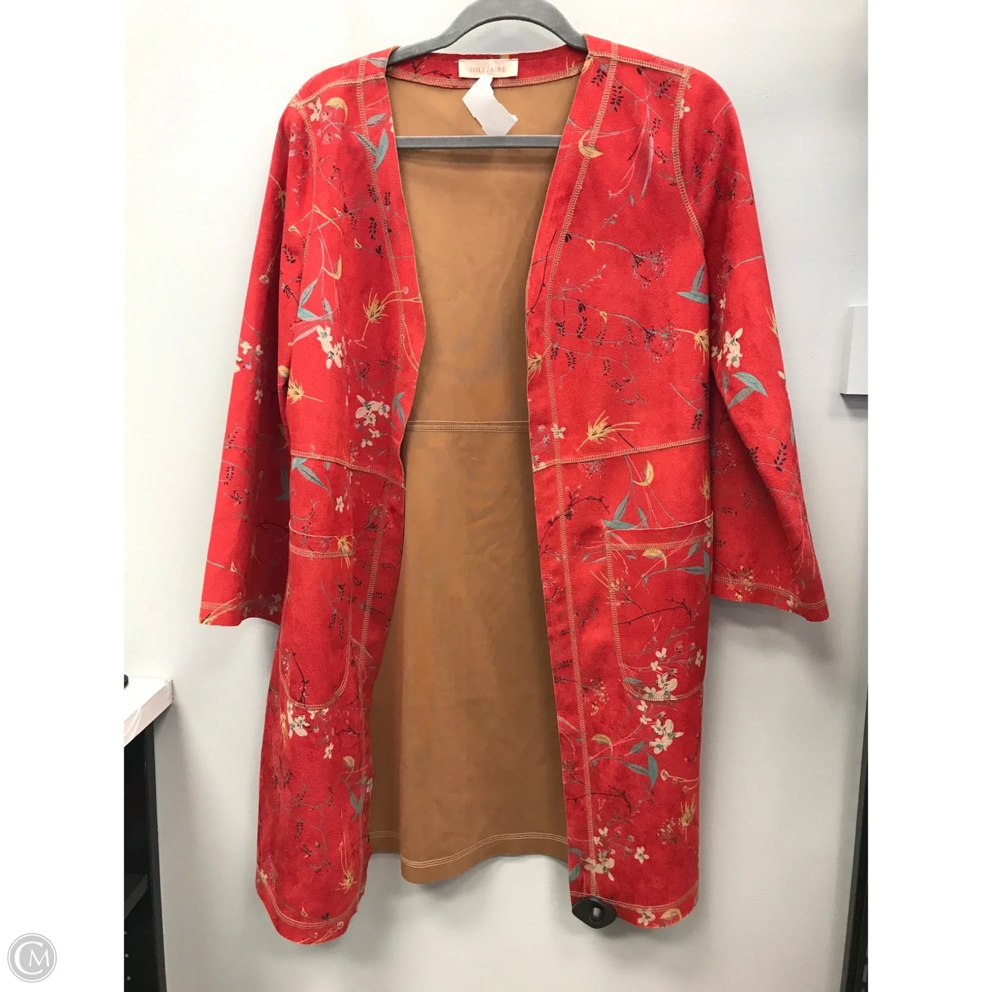 Cardigan By Solitaire In Red, Size: S