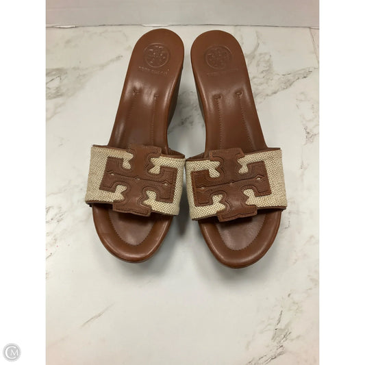 Sandals Designer By Tory Burch In Tan, Size: 9