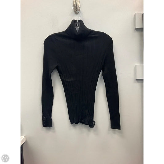 Top Long Sleeve By White House Black Market In Black, Size: S
