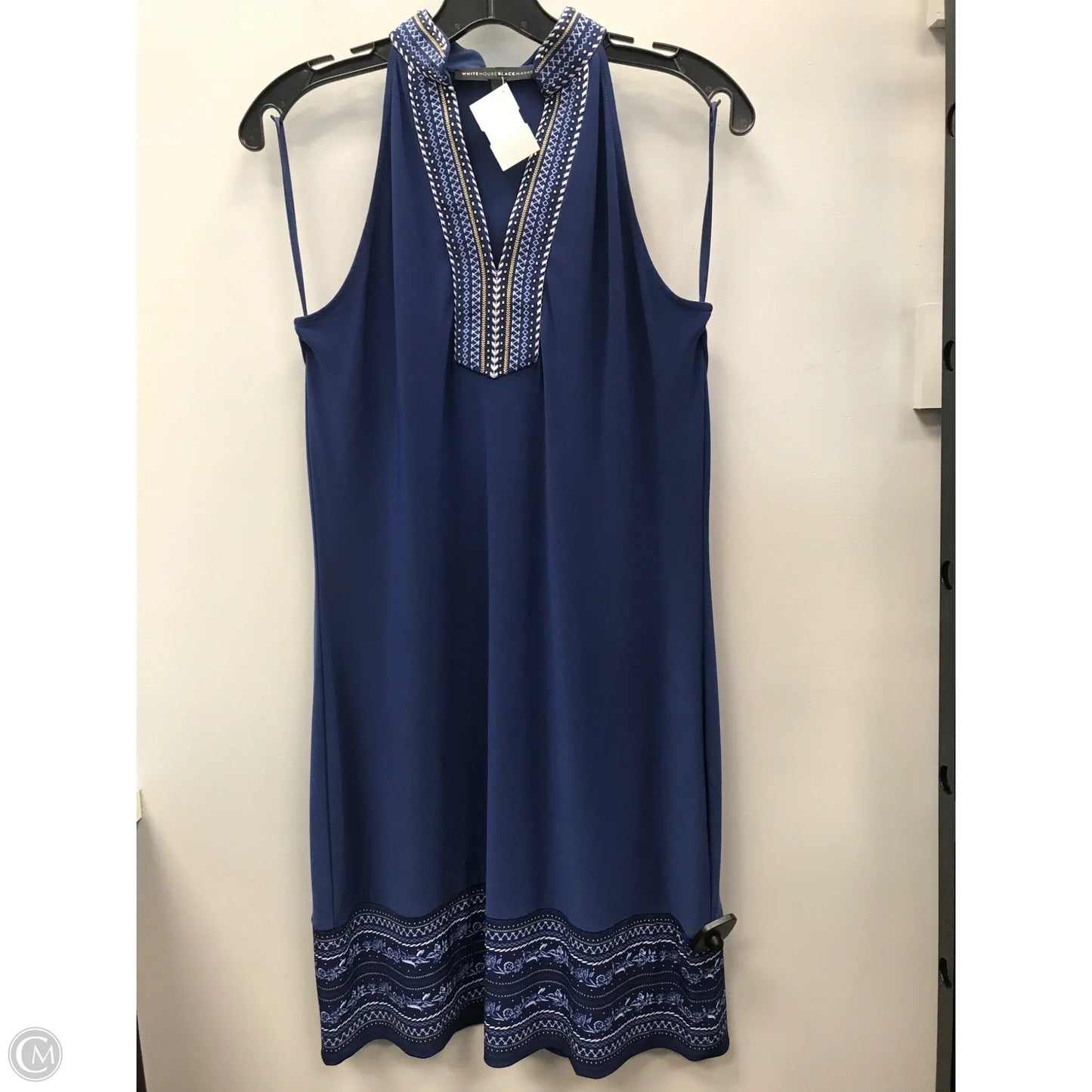 Dress Casual Short By White House Black Market In Blue, Size: M