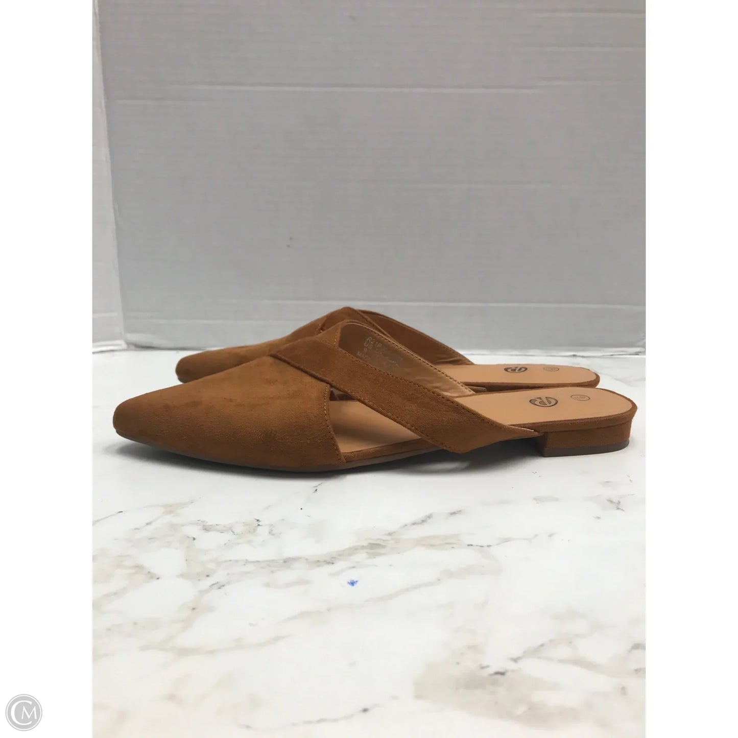 Shoes Flats By Clothes Mentor In Tan, Size: 9