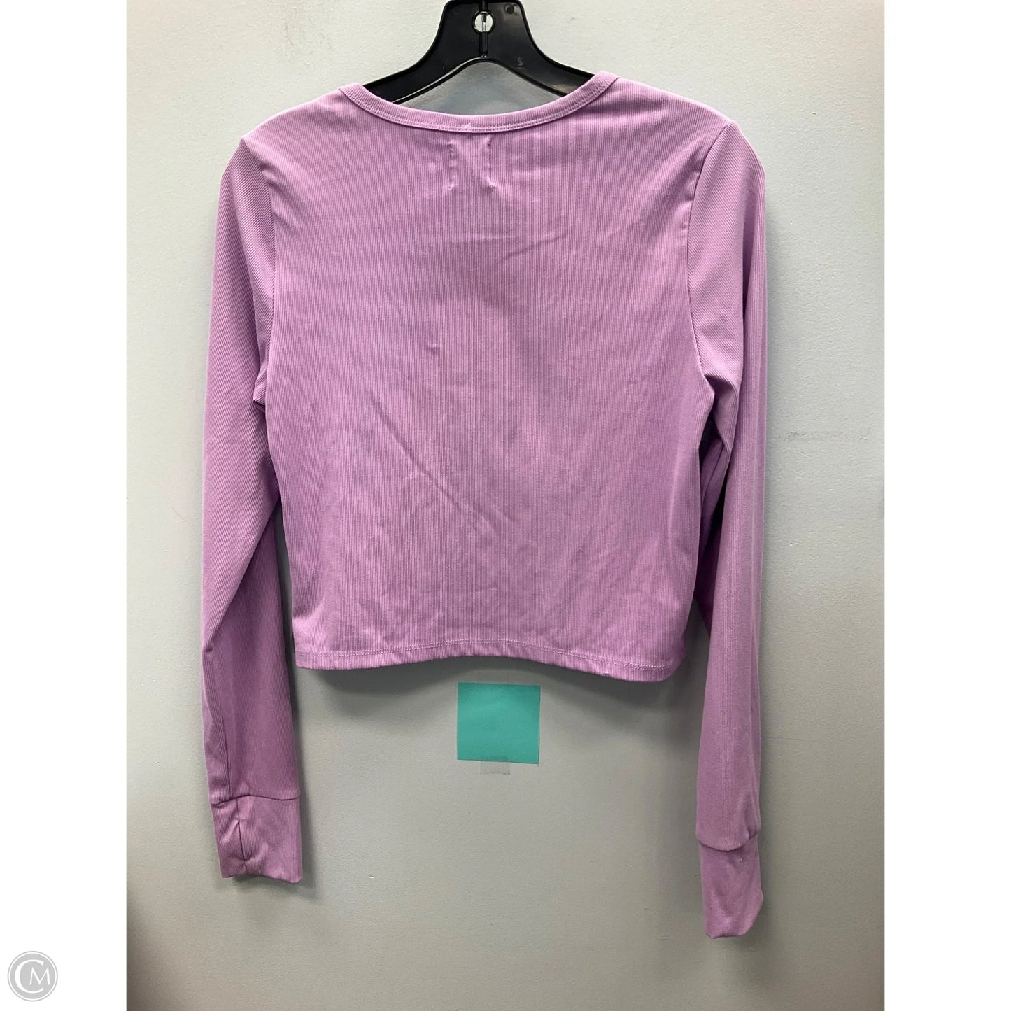 Top Long Sleeve Basic By Clothes Mentor In Purple, Size: L
