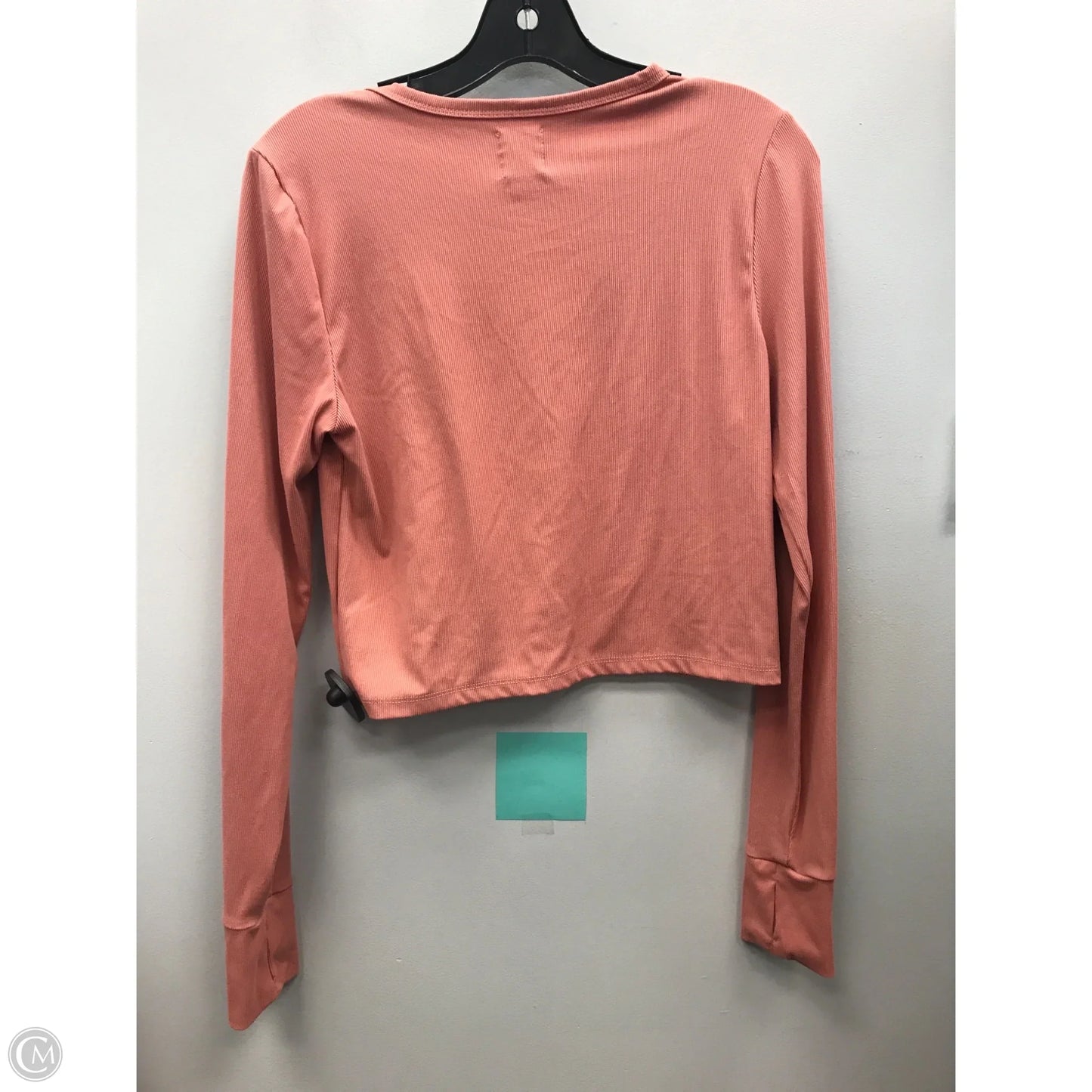 Top Long Sleeve Basic By Clothes Mentor In Coral, Size: L