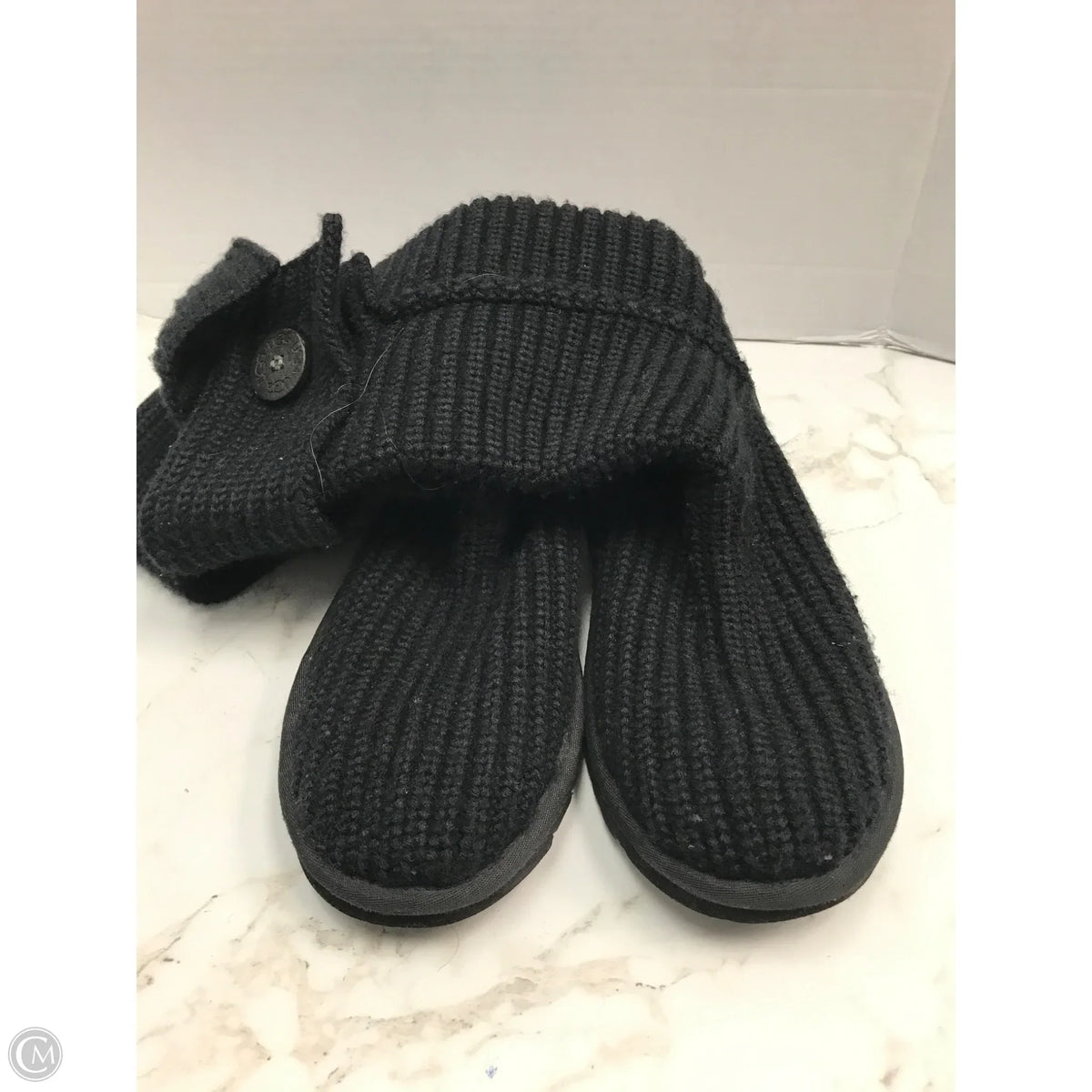 Boots Designer By Ugg In Black, Size: 9